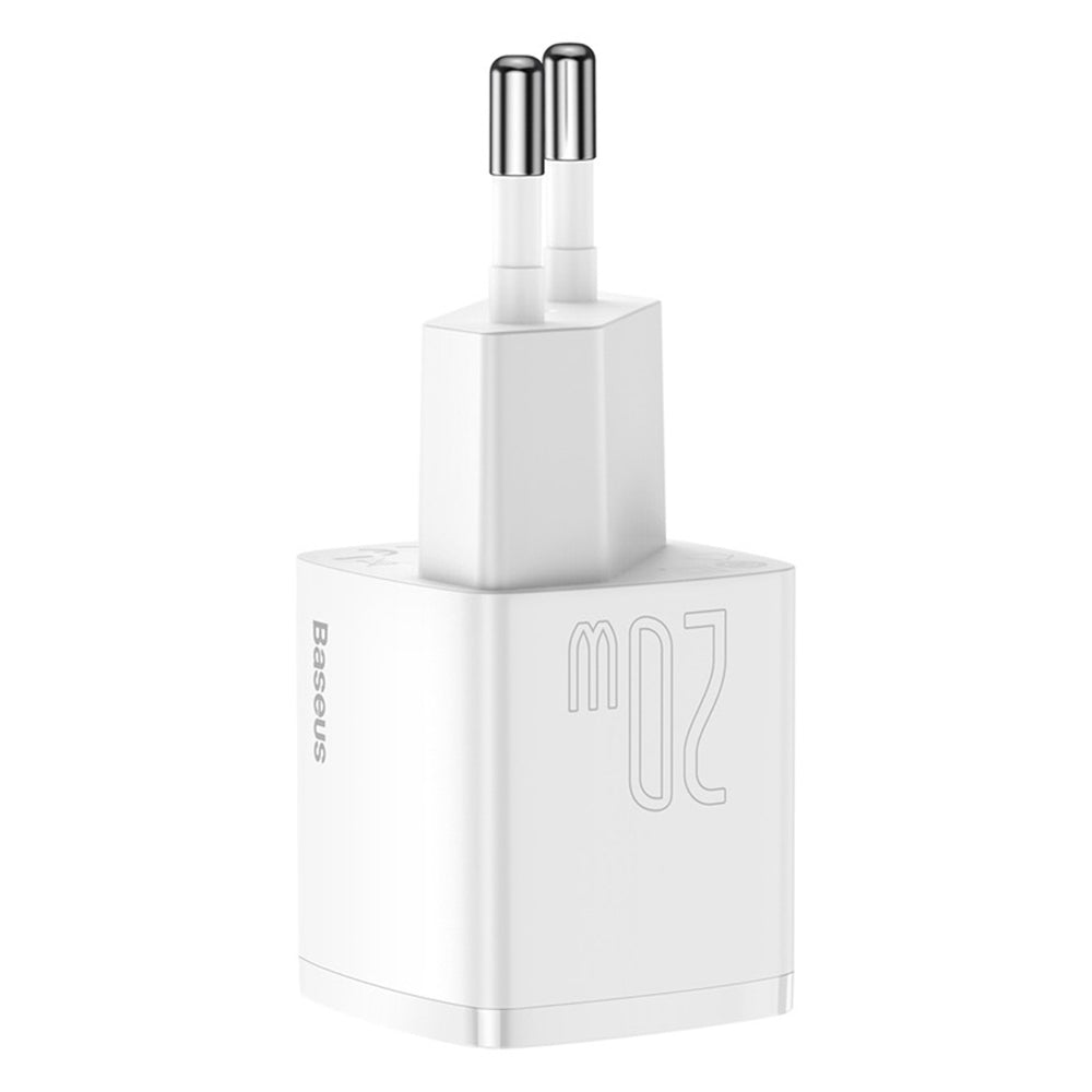 Baseus Cube 20W PD USB-C Wall Charger - White