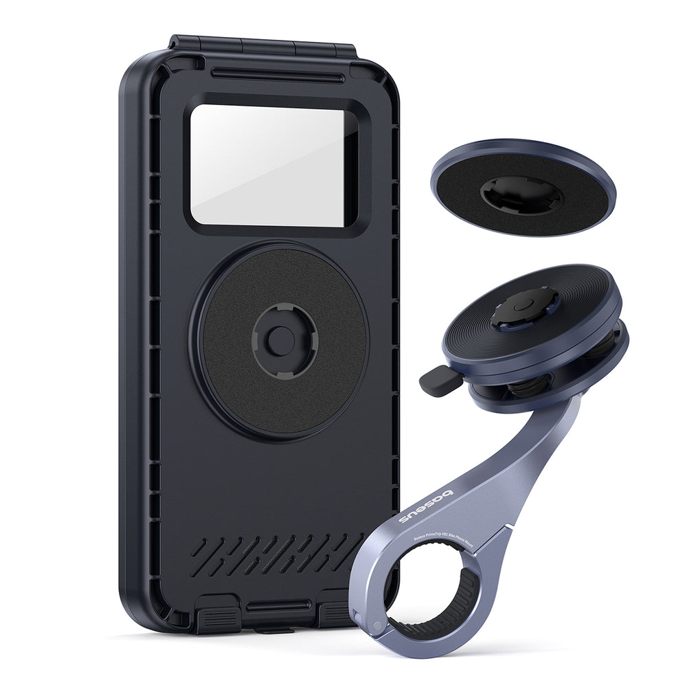 Baseus PrimeTrip VB1 Magnetic Handlebar Phone Holder - Gray