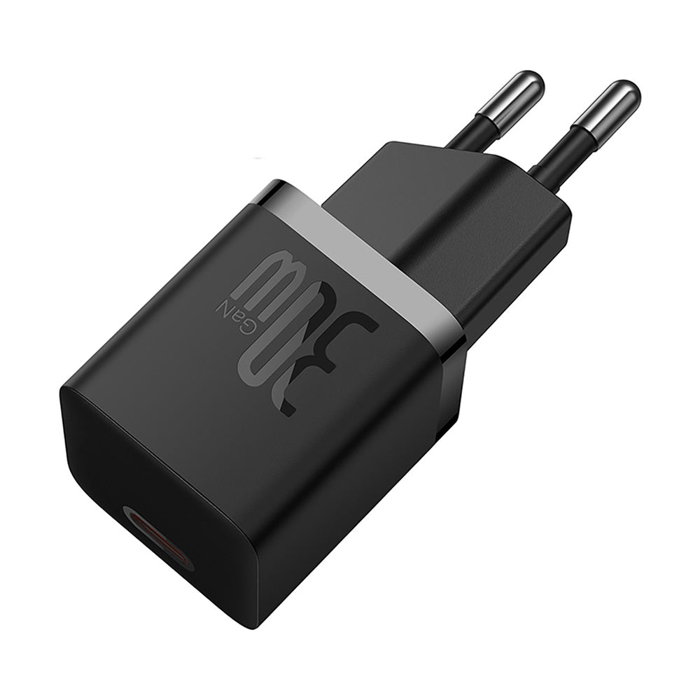 Baseus GaN5 30W Wall Charger with 100W USB-C to USB-C Cable - Black