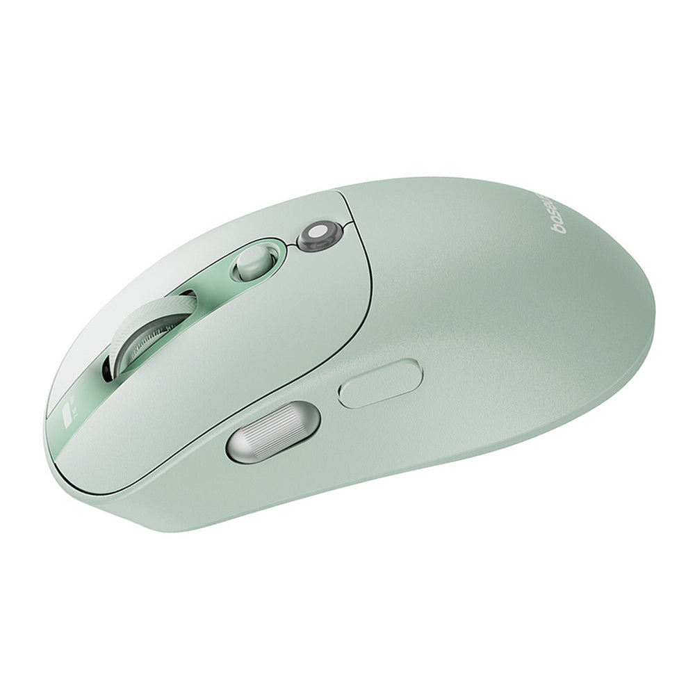 Baseus Editor Wireless Computer Mouse with 800mAh Battery and Battery Status Indicator - Green