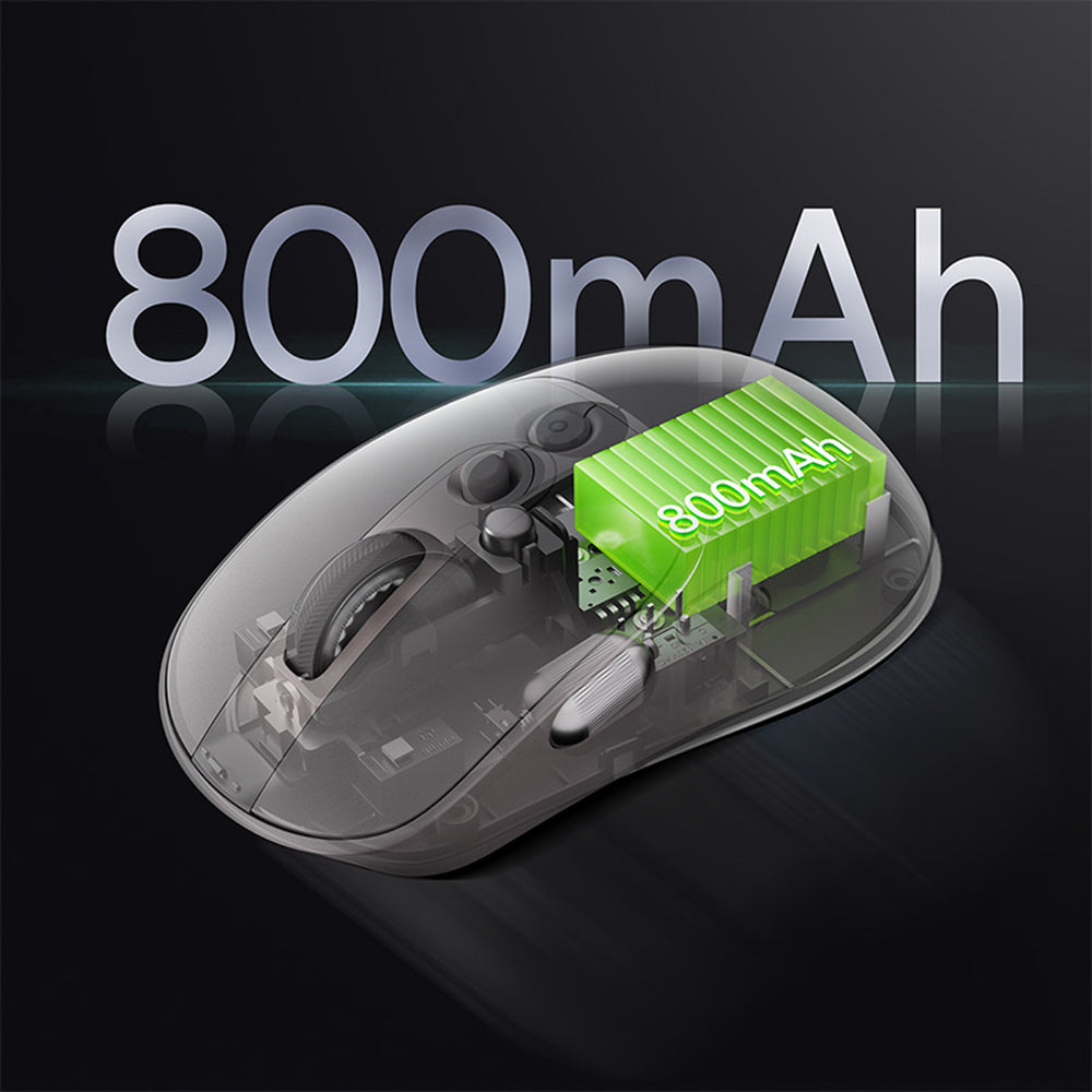 Baseus Editor Wireless Computer Mouse with 800mAh Battery and Battery Status Indicator - Green