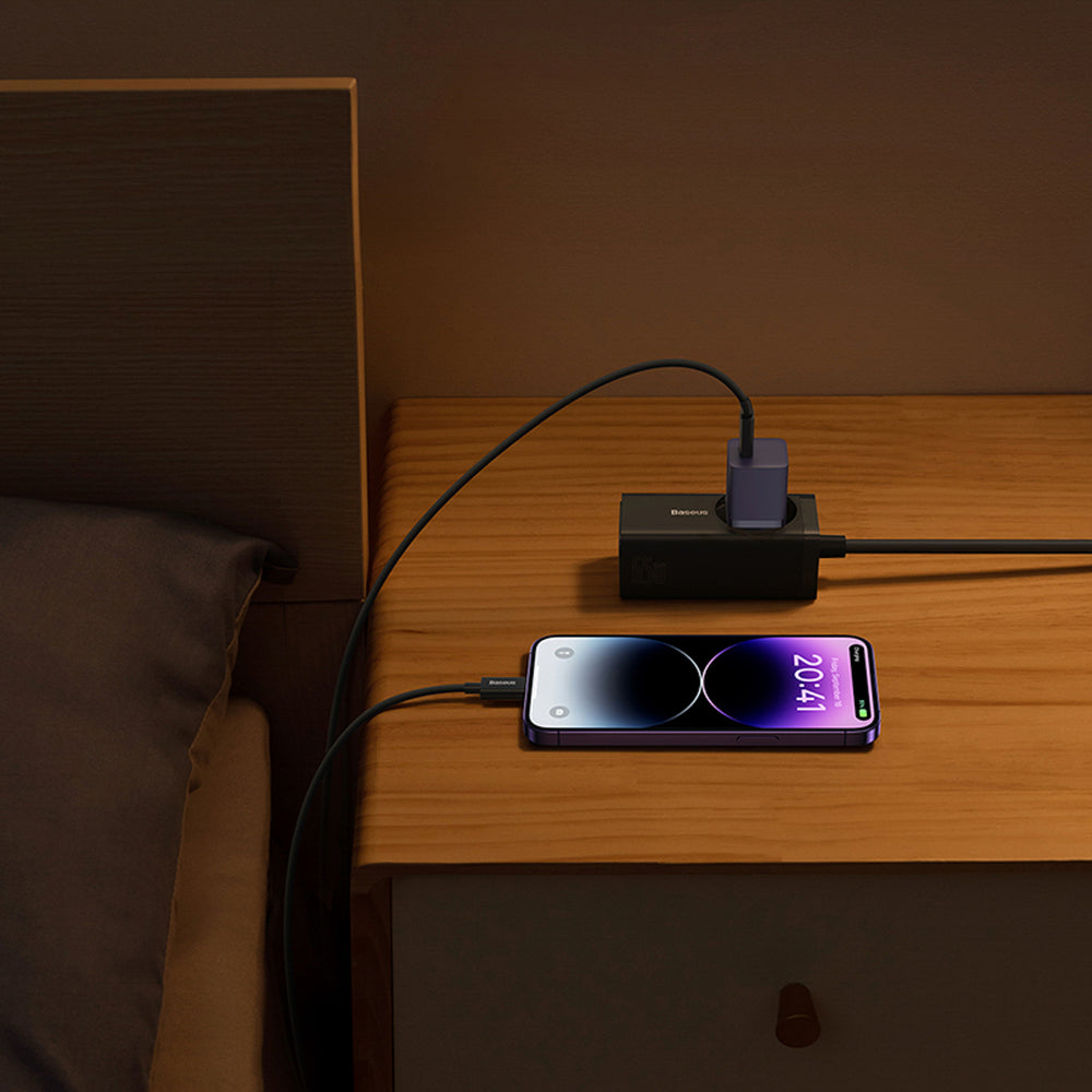 Baseus GaN5 30W USB-C EU Wall Charger - Purple