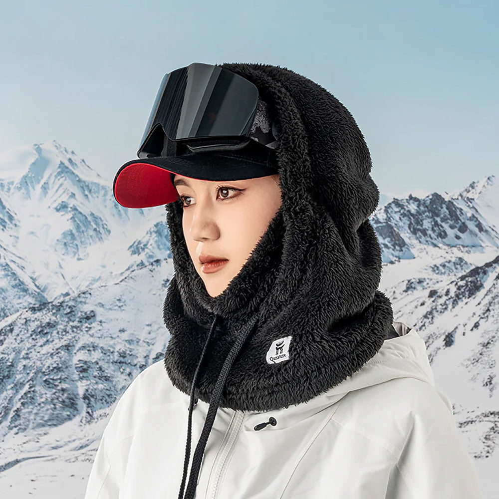 Qunature Arctic Velvet Ski Balaclava størrelse L - sort