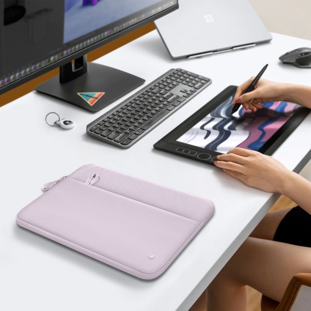 Tech-Protect Sleeve til 15-16" Laptop - Pink