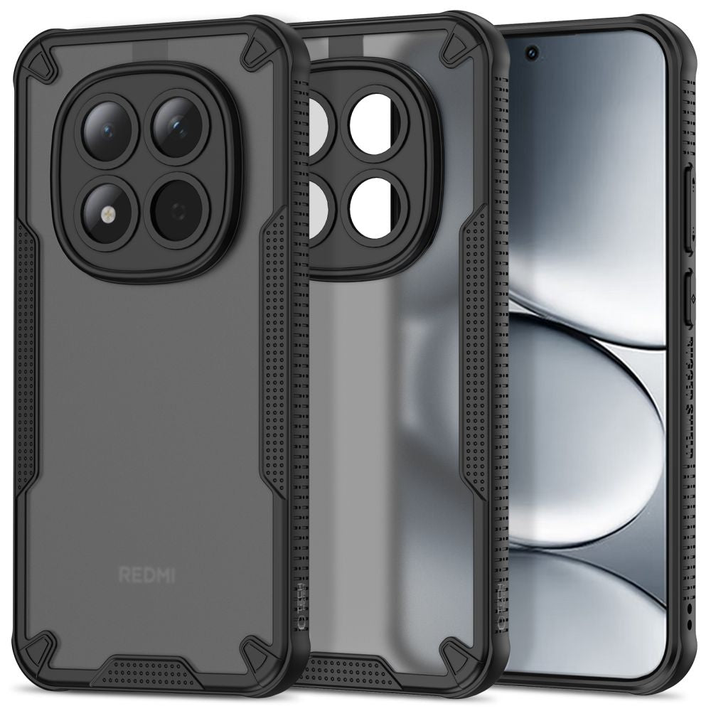 Tech-Protect Rugged Shield Case til Xiaomi Redmi Note 15 Pro 5G - sort