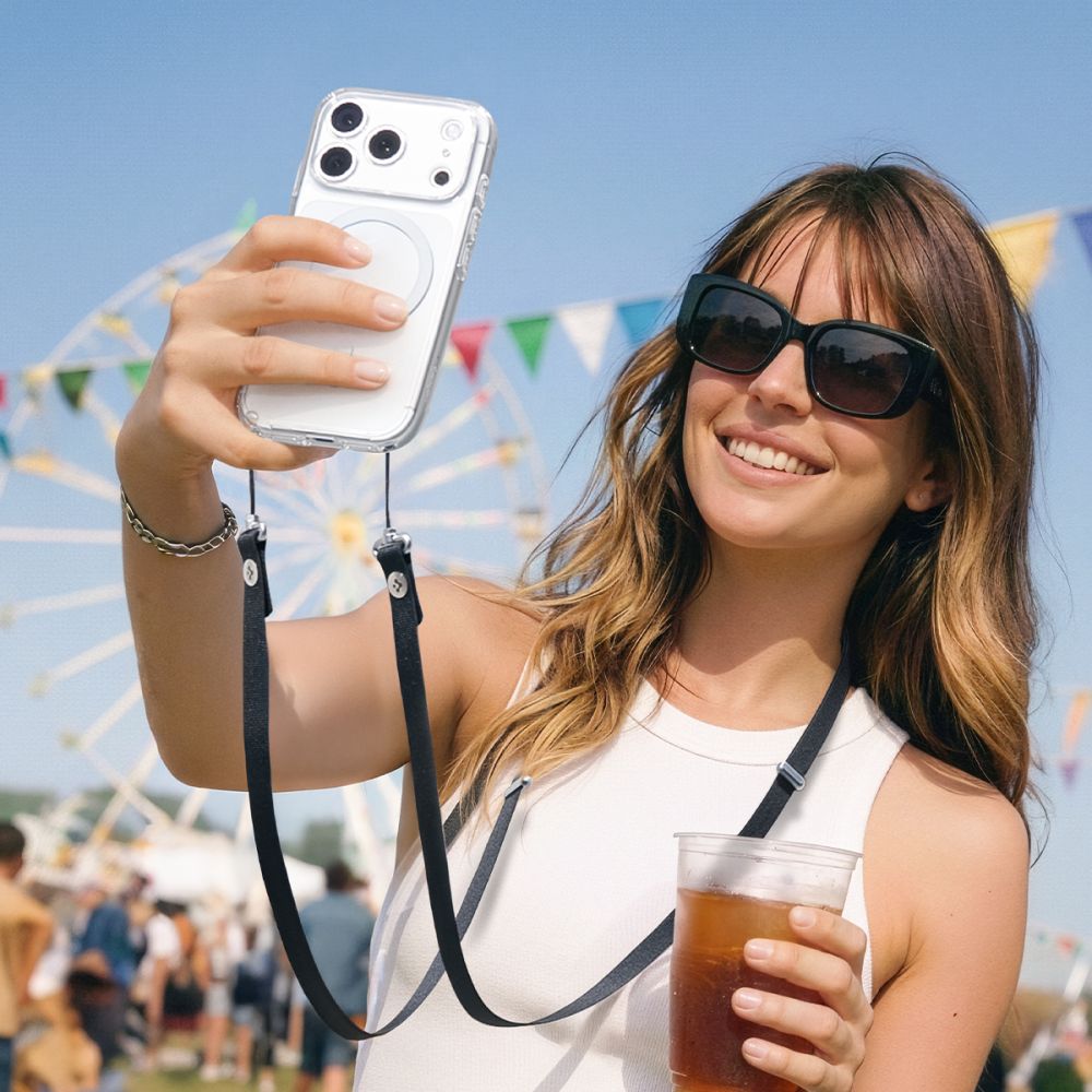 Spigen DA30L phone lanyard - black