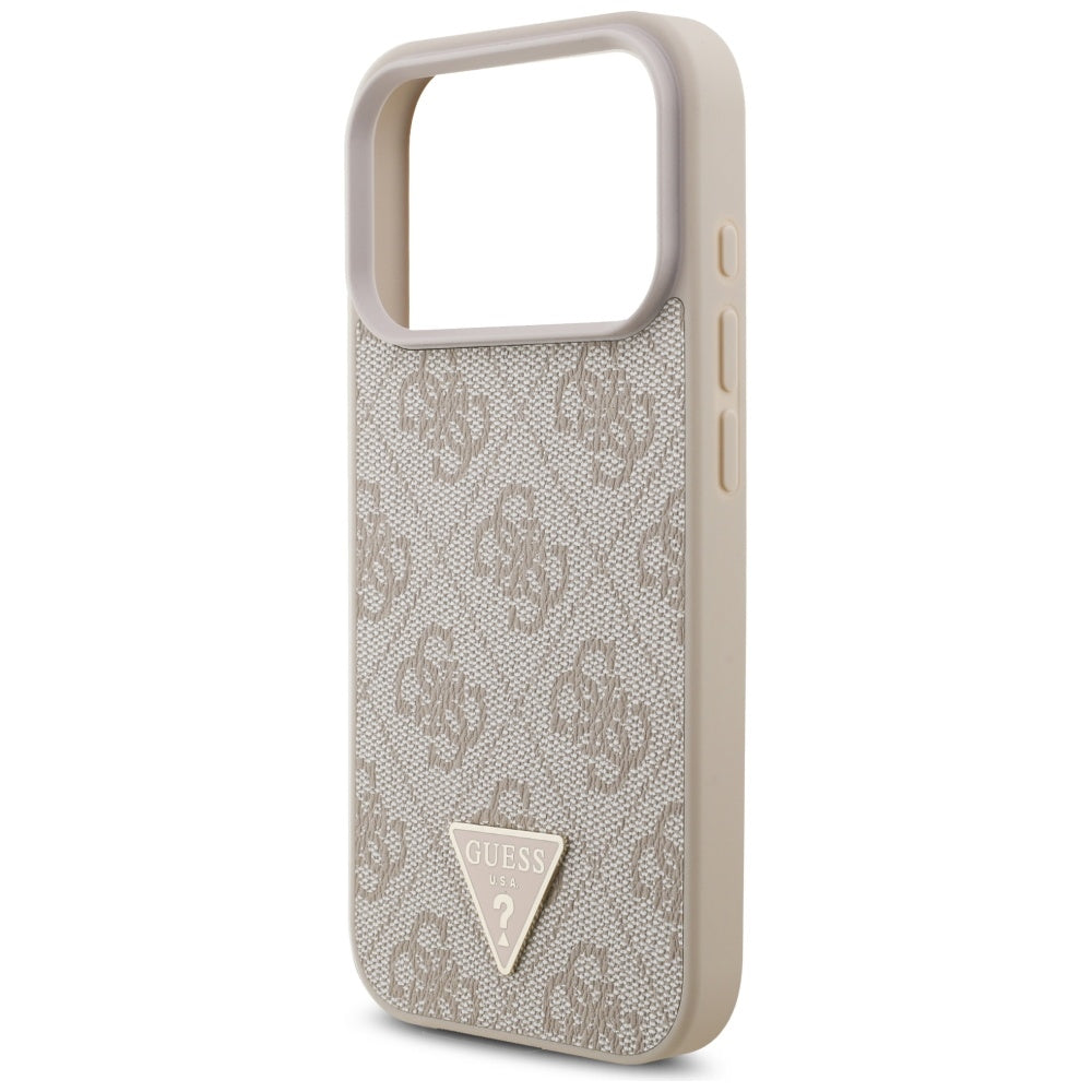 Guess 4G Strap Triangle Logo MagSafe Case til iPhone 17 Pro - Pink