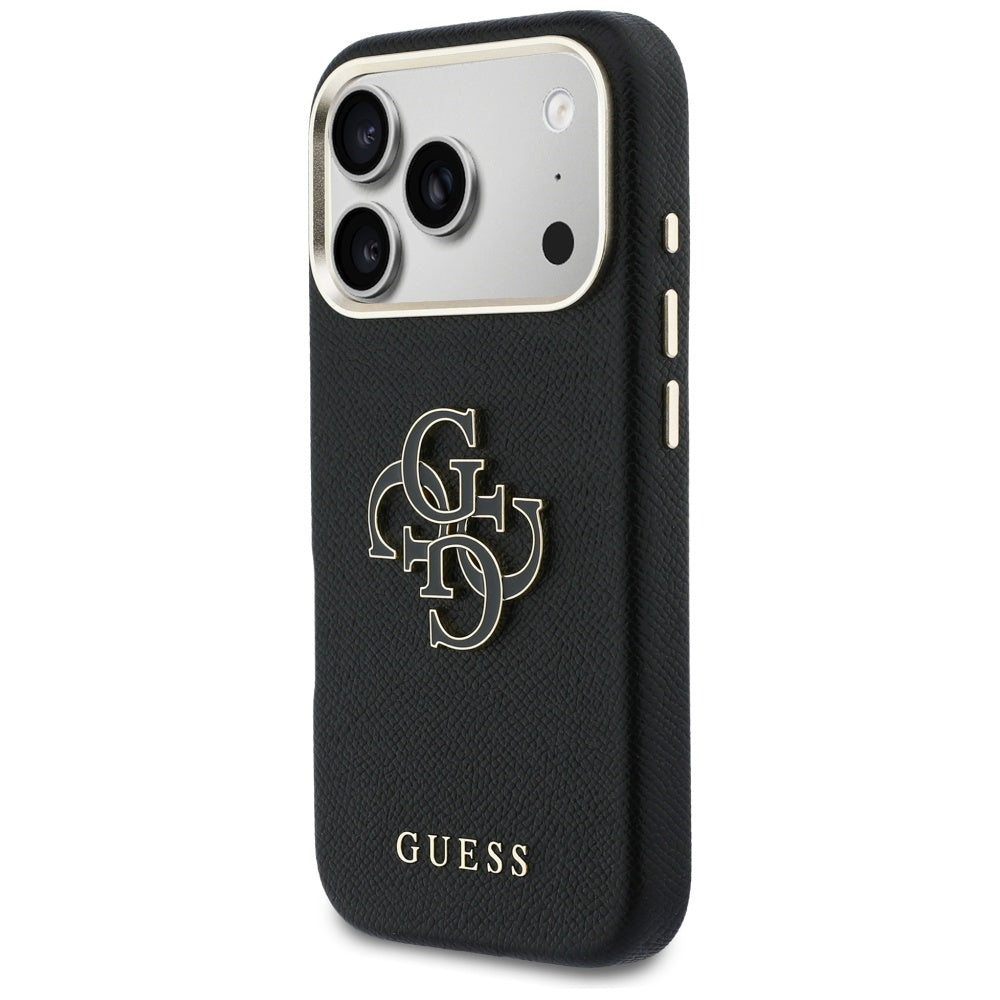 Guess FW Resin Logo Case til iPhone 17 Pro - sort