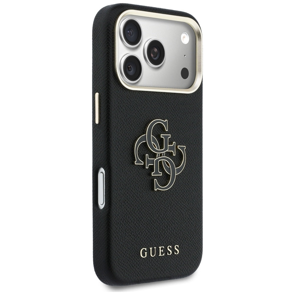 Guess FW Resin Logo Case til iPhone 17 Pro - sort