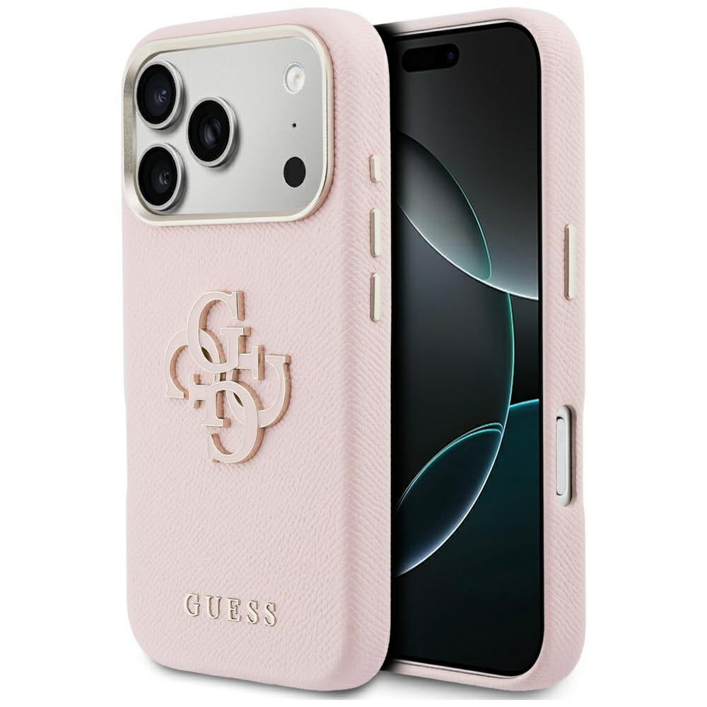 Guess FW Resin Logo Case til iPhone 17 Pro - Pink