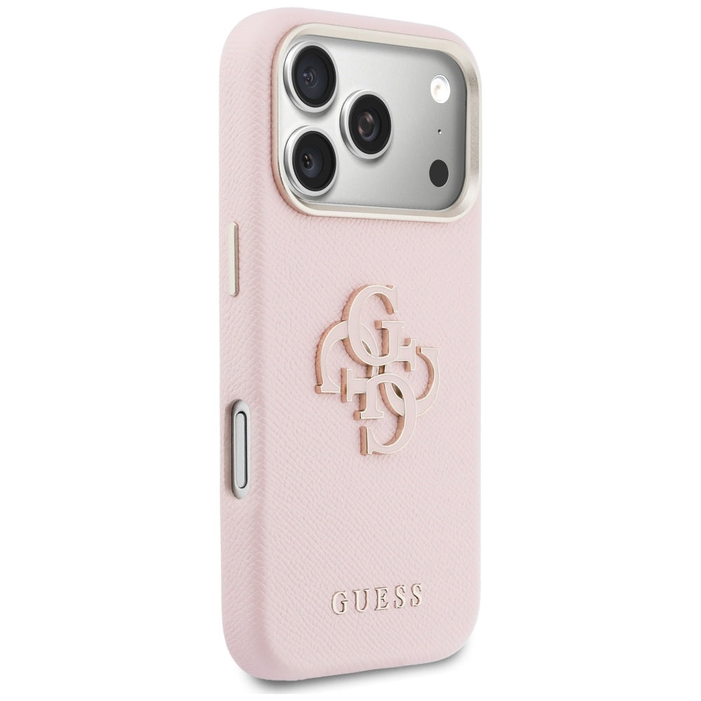 Guess FW Resin Logo Case til iPhone 17 Pro - Pink