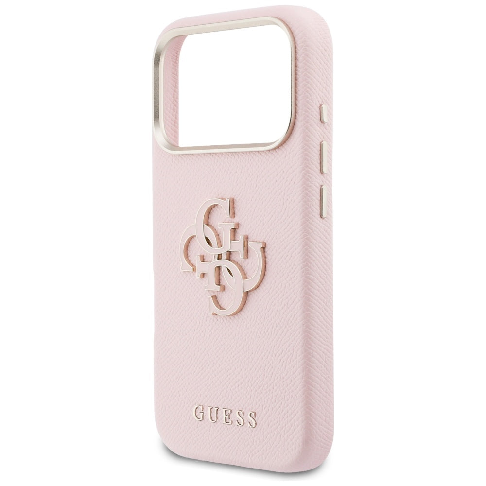 Guess FW Resin Logo Case for iPhone 17 Pro - Pink