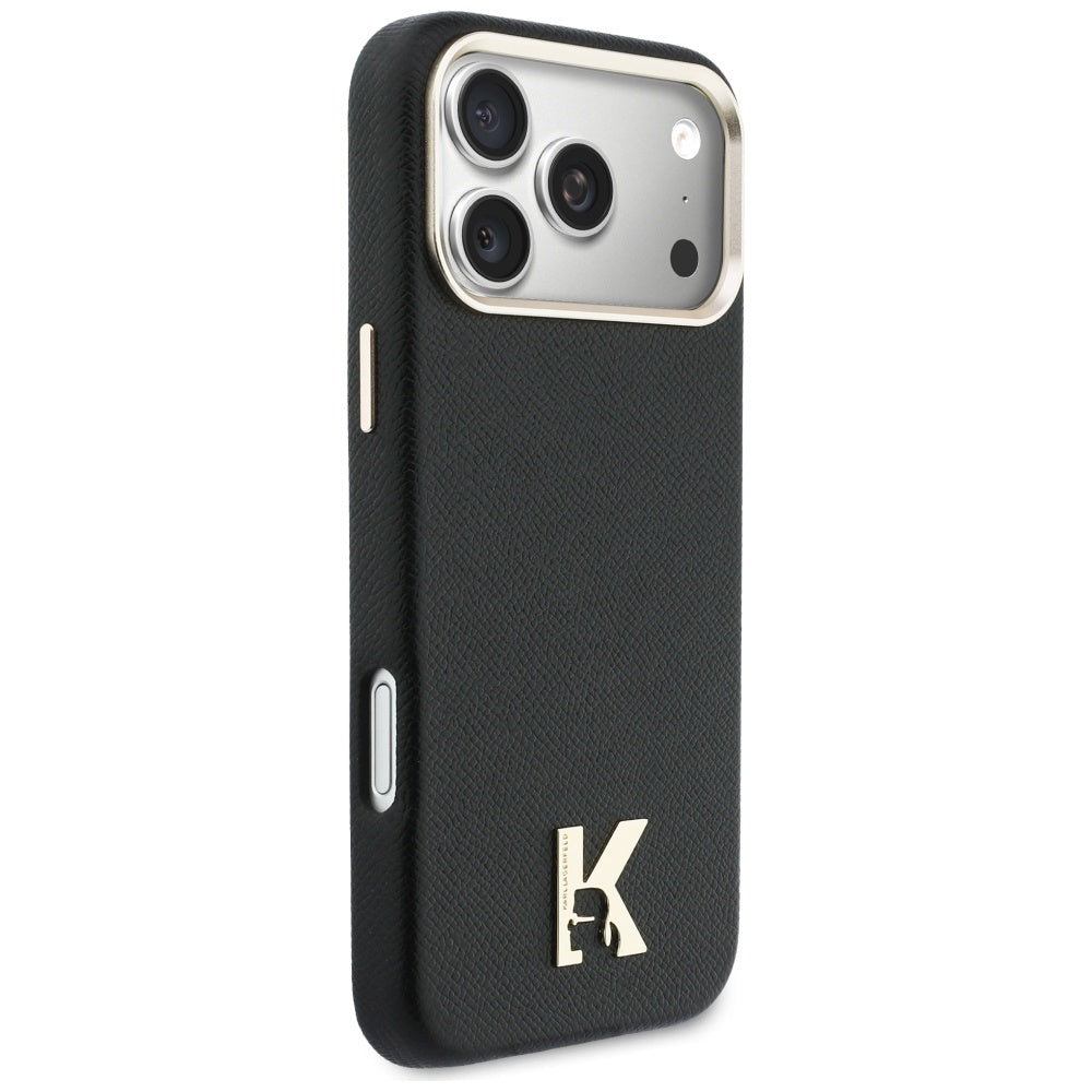 Karl Lagerfeld Karl Head Logo MagSafe Case til iPhone 17 Pro Max - sort