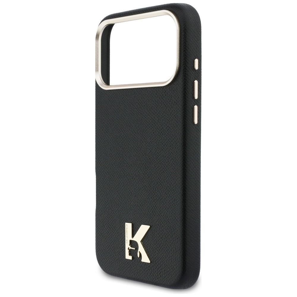 Karl Lagerfeld Karl Head Logo MagSafe Case til iPhone 17 Pro Max - sort