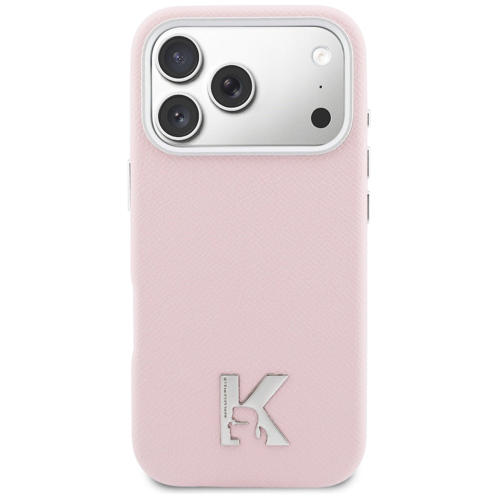 Karl Lagerfeld Karl Head Logo MagSafe Case til iPhone 17 Pro Max - Pink