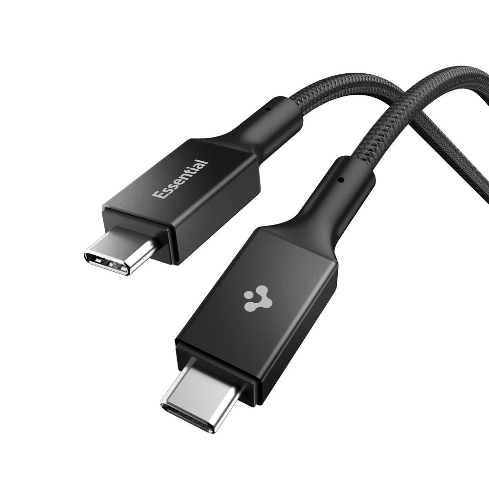 Spigen Essential EB24015CC USB-C / USB-C 240W 150cm Kabel - sort