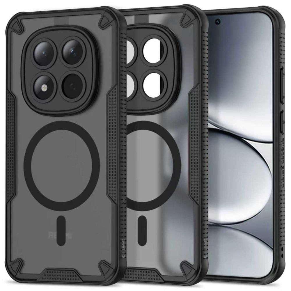Tech-Protect Rugged Shield MagSafe Case til Xiaomi Redmi Note 15 Pro 5G - sort