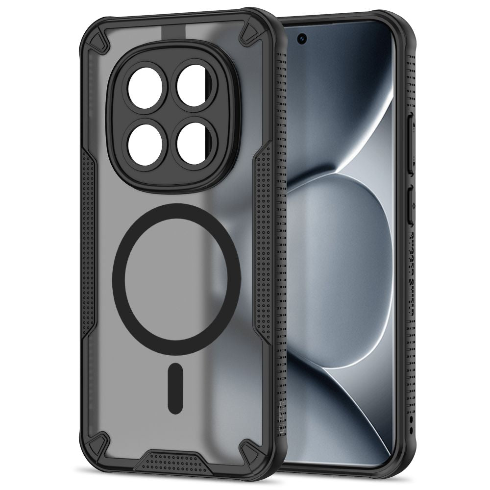 Tech-Protect Rugged Shield MagSafe-hylster til Xiaomi Poco M8 Pro / Xiaomi Redmi Note 15 Pro + 5G - sort