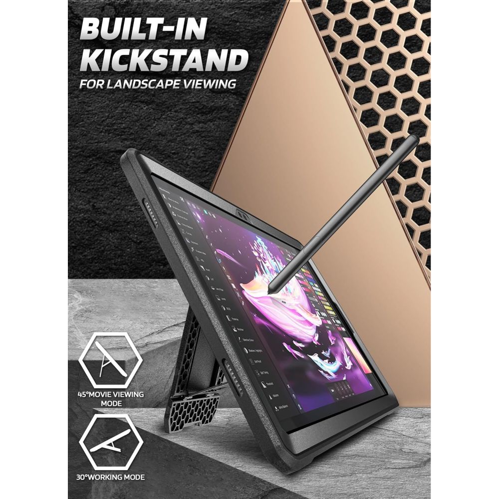 Supcase Unicorn Beetle Pro Case til Samsung Galaxy Tab A11+ - sort