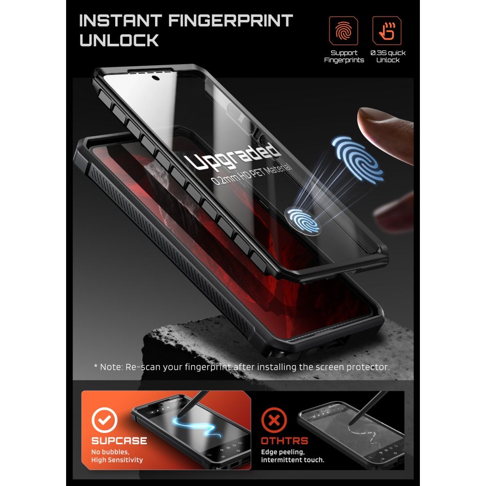 Supcase Unicorn Beetle Pro Mag MagSafe 2-sæt Case til Samsung Galaxy S26 Ultra - sort