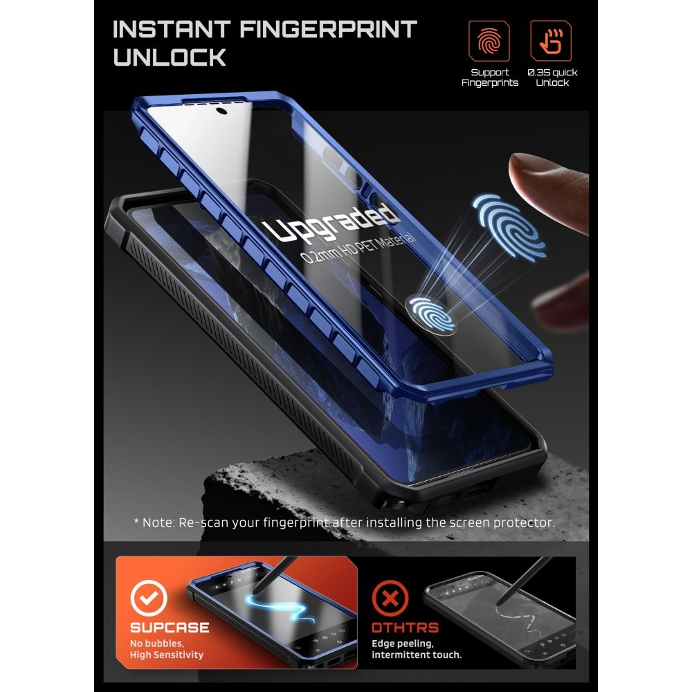 Supcase Unicorn Beetle Pro Mag MagSafe 2-set Case til Samsung Galaxy S26 Ultra - sort og marineblå