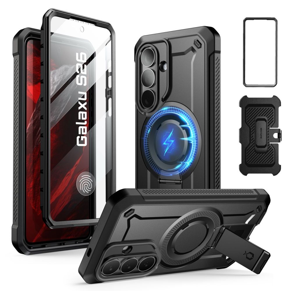 Supcase Unicorn Beetle Pro Mag MagSafe 2-sæt Case til Samsung Galaxy S26+ Plus - sort