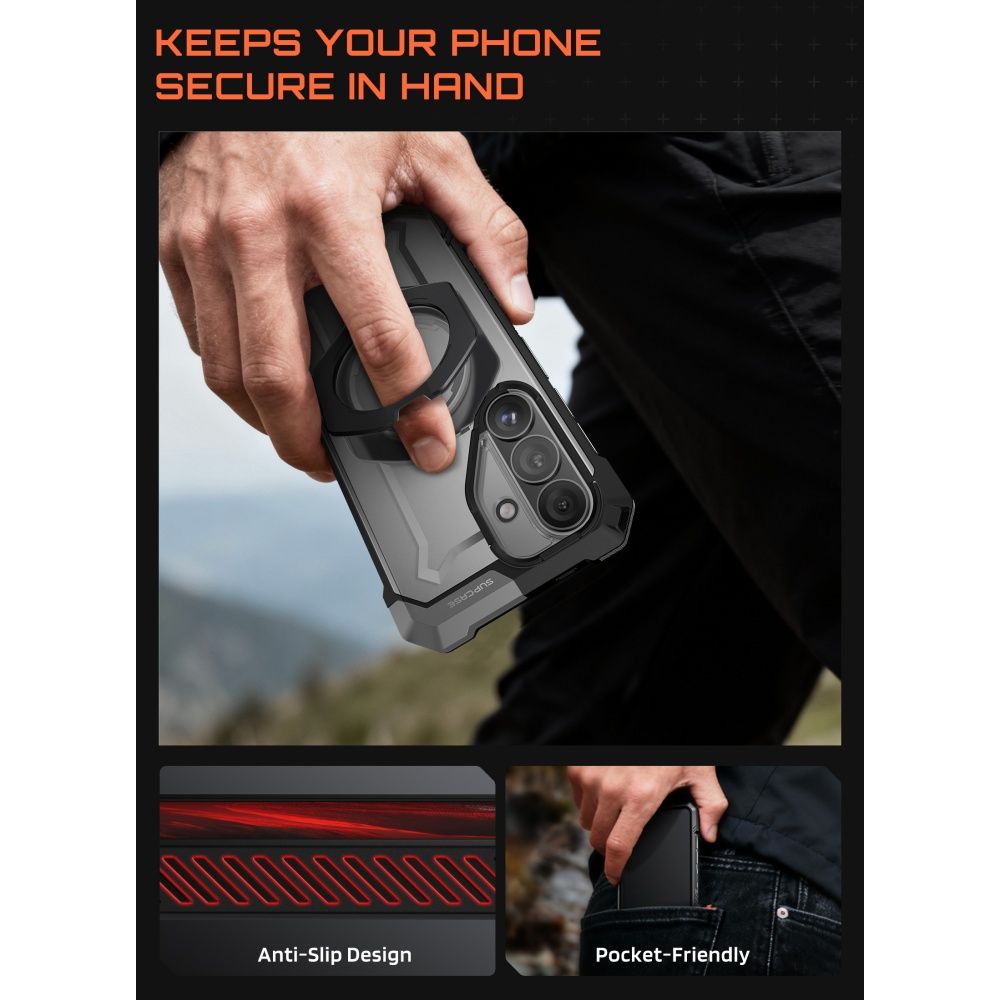 Supcase UB Grip Mag MagSafe Case til Samsung Galaxy S26 - sort