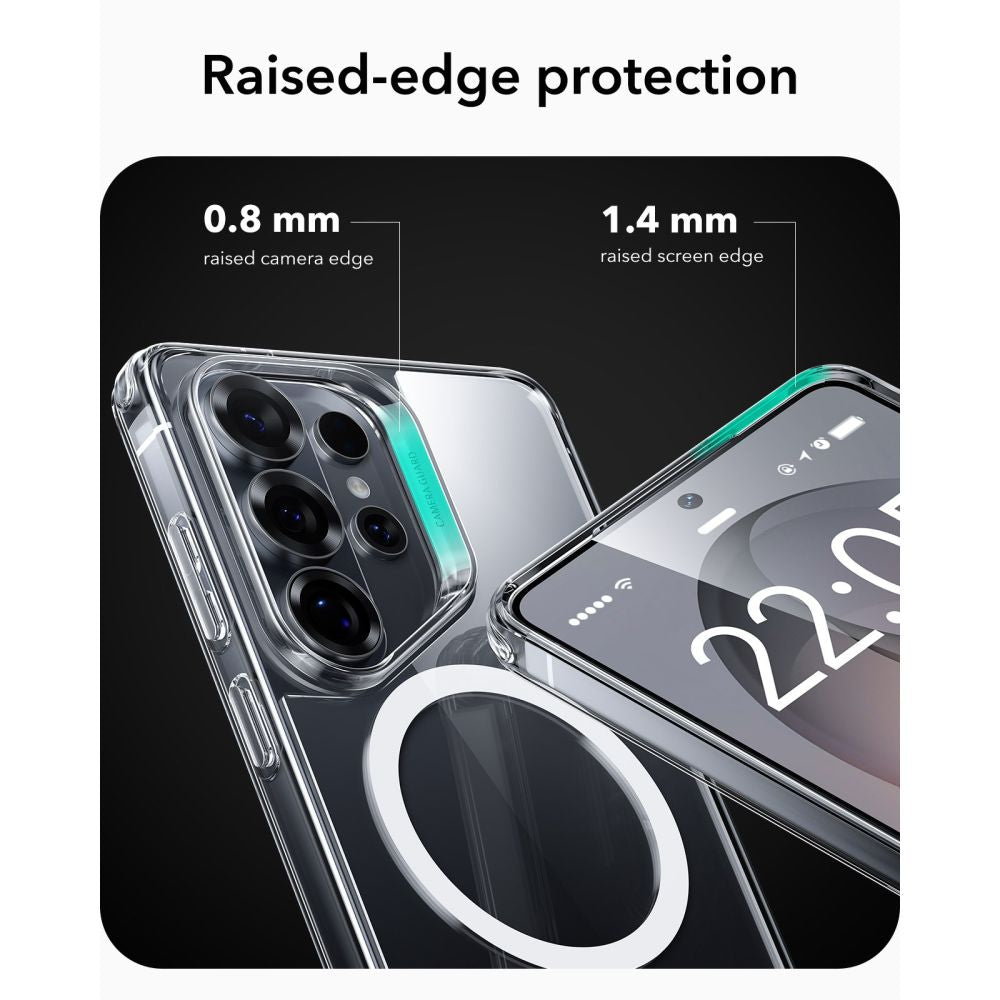 ESR Classic Hybrid MagSafe Case til Samsung Galaxy S26 Ultra - Gennemsigtig