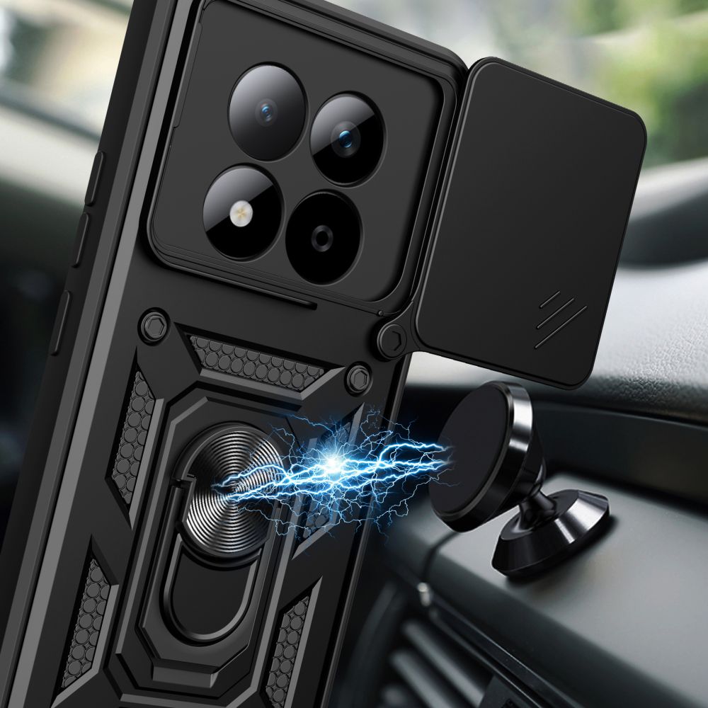 Tech-Protect CamShield Pro Case til Xiaomi Redmi Note 15 Pro 5G - sort