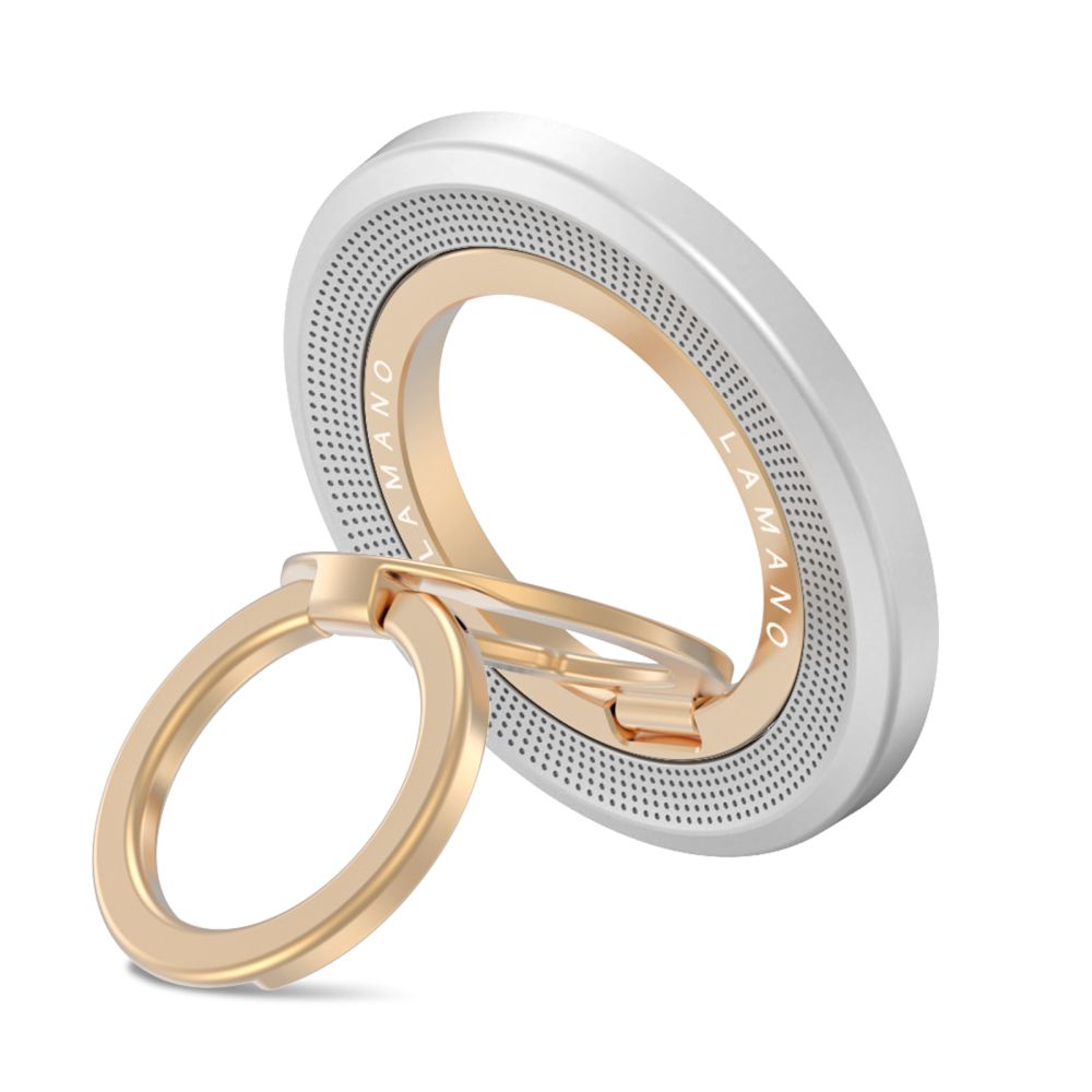 Tech-Protect MMR700 Lamano MagSafe Magnetisk Telefonholder - Grå og Guld