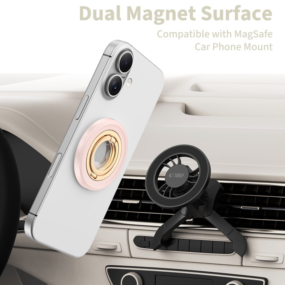 Tech-Protect MMR700 Lamano MagSafe Magnetisk Telefonholder - Rose Gold