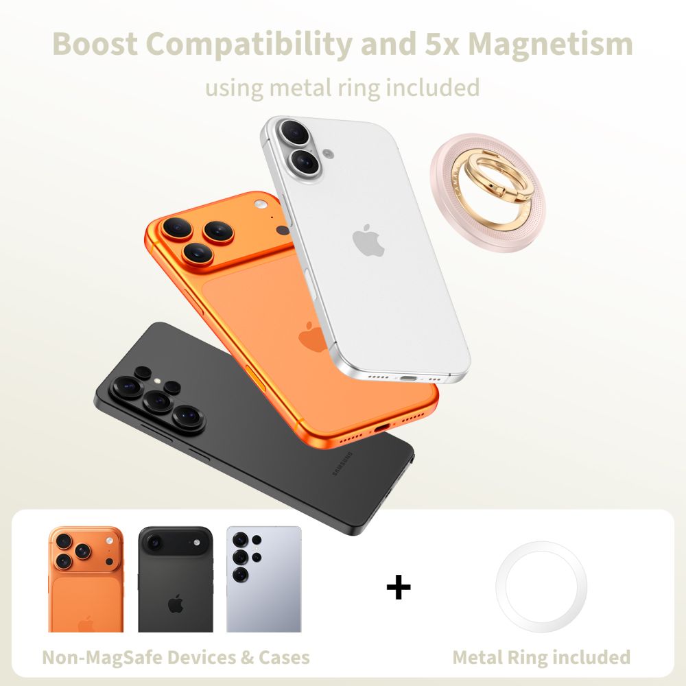Tech-Protect MMR700 Lamano MagSafe Magnetic Phone Holder - Rose Gold