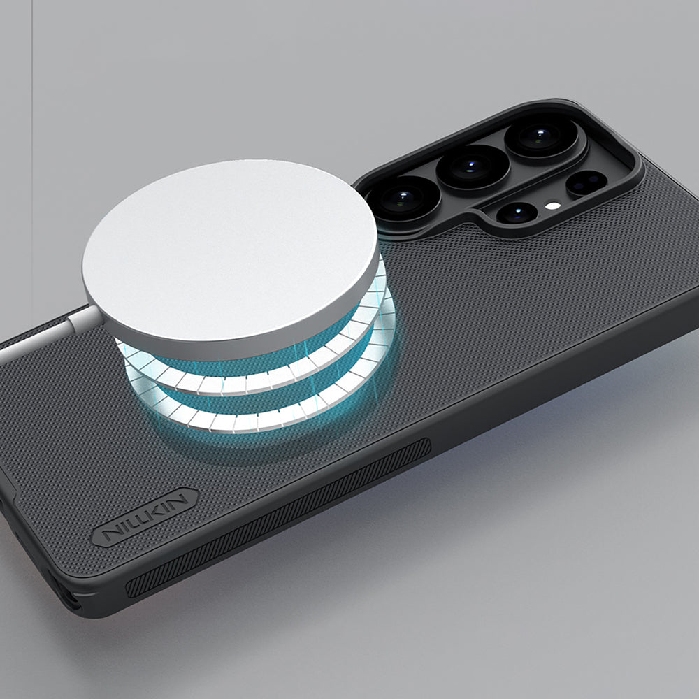Nillkin Super Frosted Shield Pro Magnetic Case Kompatibel med MagSafe til Samsung Galaxy S26 Ultra - sort