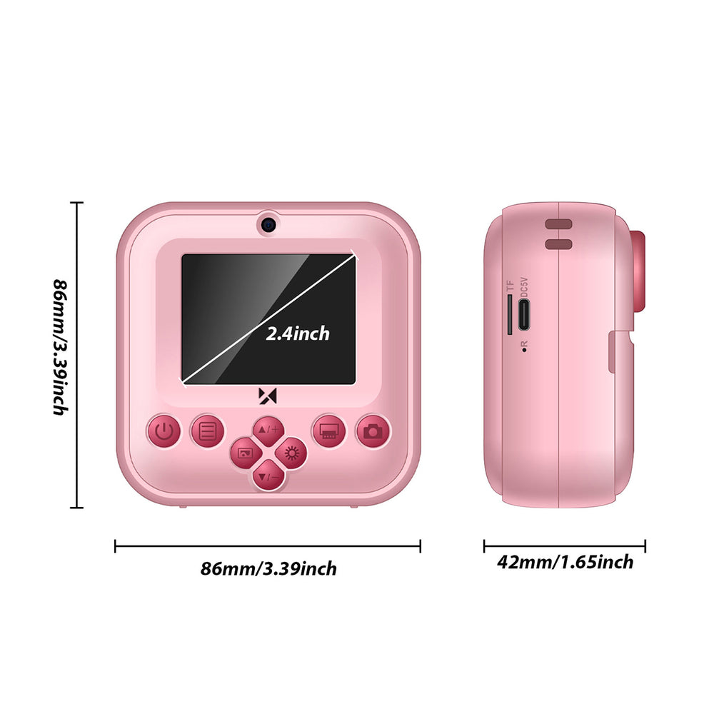 Wozinsky WDT-03 thermal printer camera for children - pink