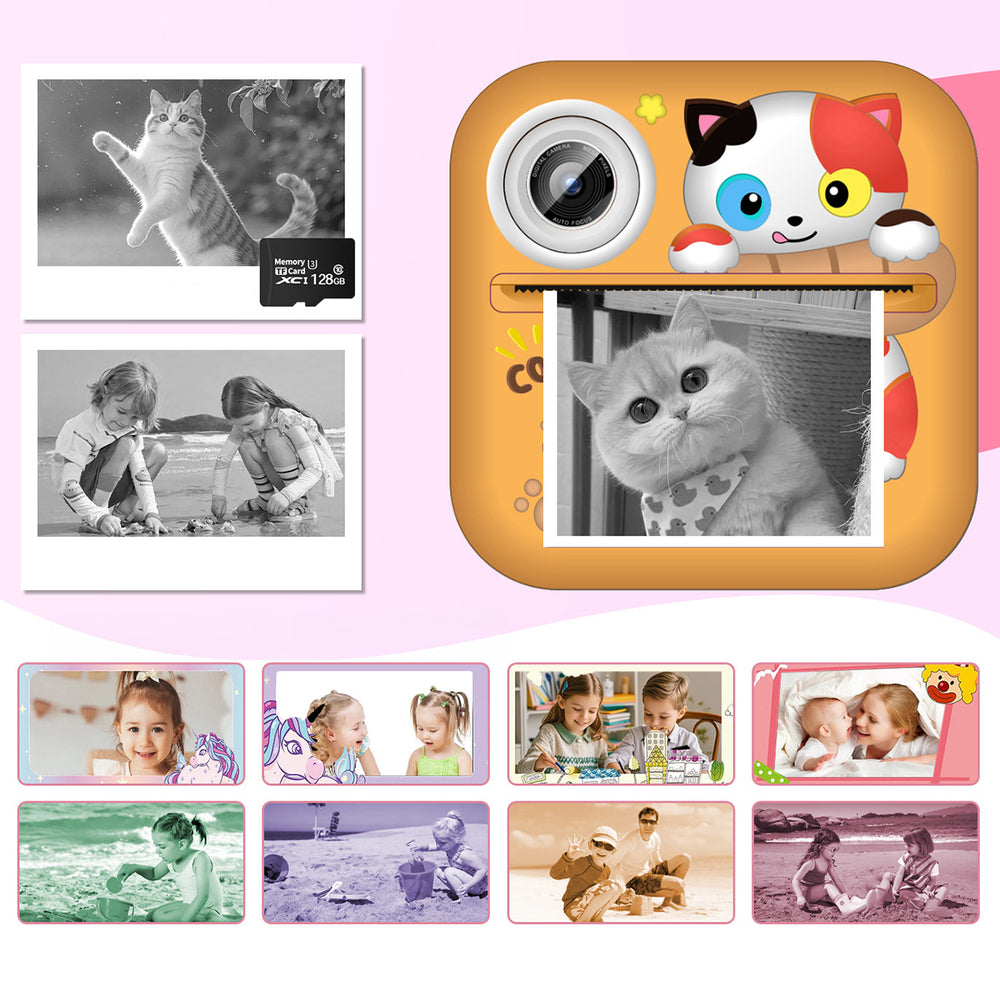 Wozinsky WDT-05 thermal printer camera, for children, print - orange