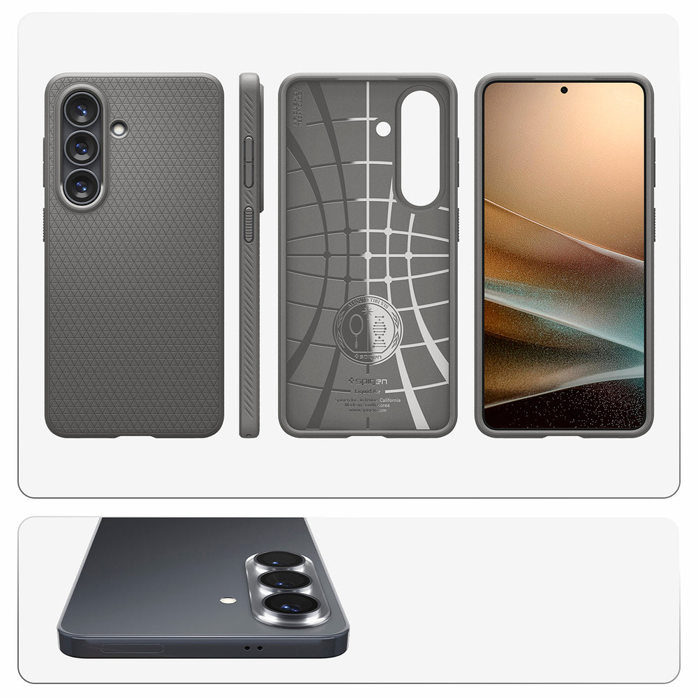 Spigen Liquid Air Case til Samsung Galaxy S26 - Grå