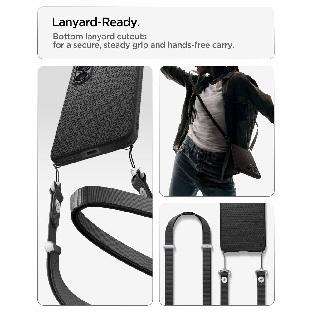 Spigen Liquid Air Mag MagSafe Case til Samsung Galaxy S26 - sort