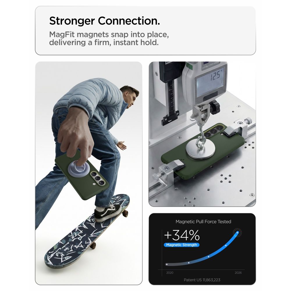 Spigen Nano Pop MagSafe Case til Samsung Galaxy S26 - Grøn