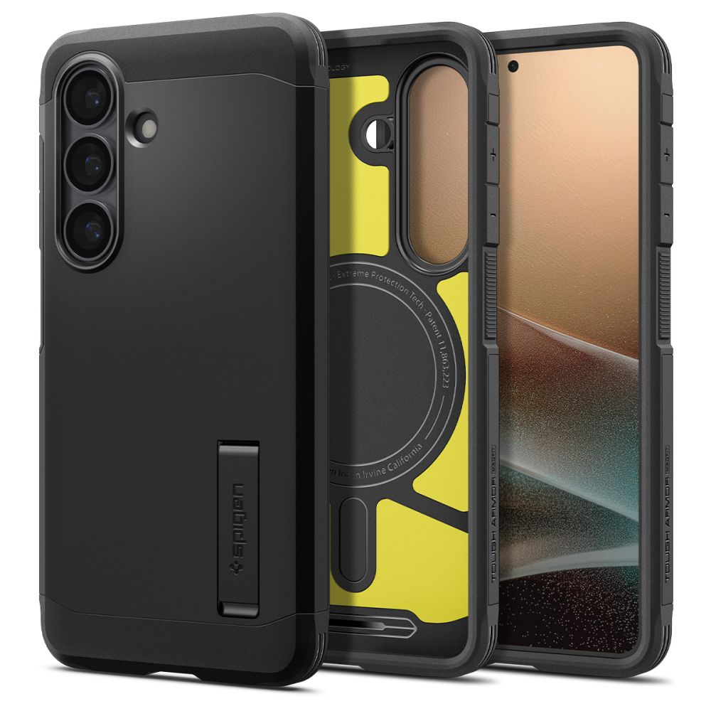 Spigen Tough Armor Mag MagSafe Case til Samsung Galaxy S26 - sort