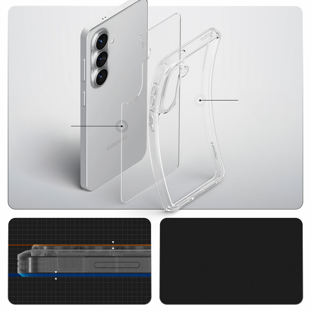 Spigen Ultra Hybrid Case til Samsung Galaxy S26 - Gennemsigtig