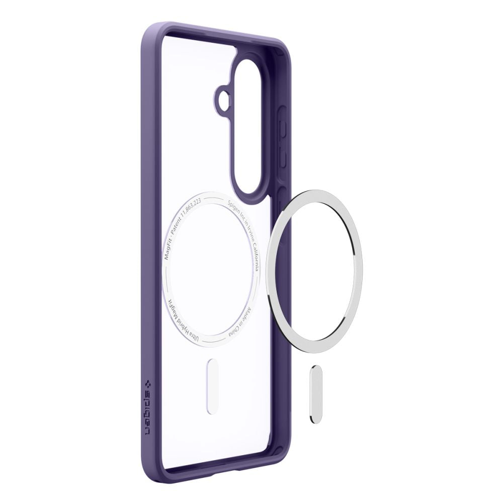 Spigen Ultra Hybrid Mag MagSafe Case til Samsung Galaxy S26 - Clear Purple