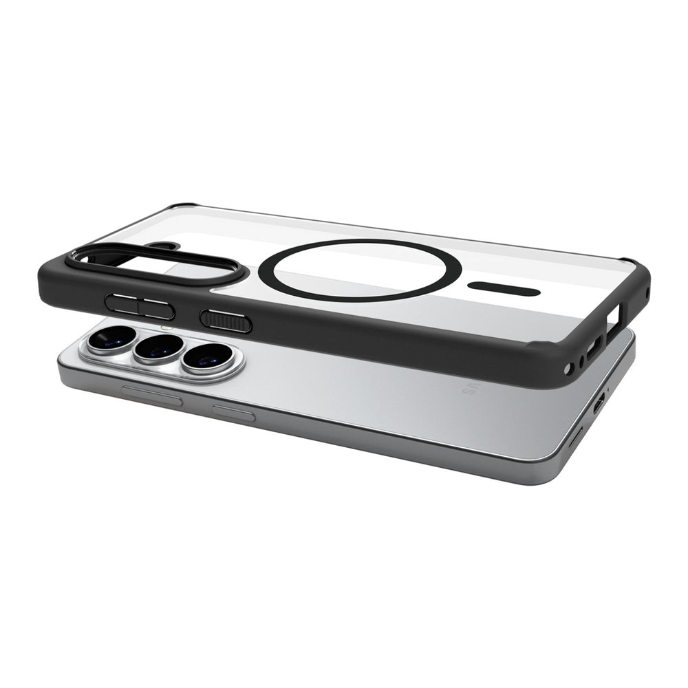 Spigen Ultra Hybrid Mag MagSafe Case til Samsung Galaxy S26 - Clear Black