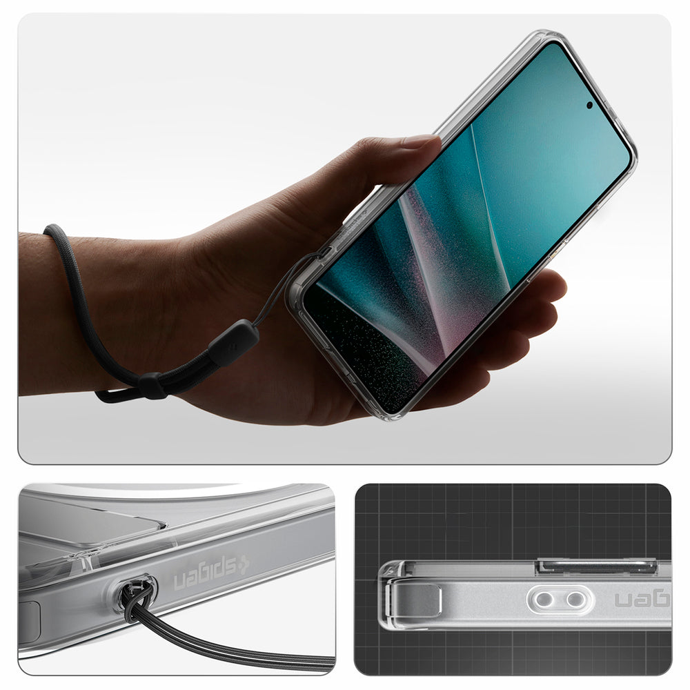 Spigen Ultra Hybrid S Mag MagSafe Case til Samsung Galaxy S26 - Klar og hvid