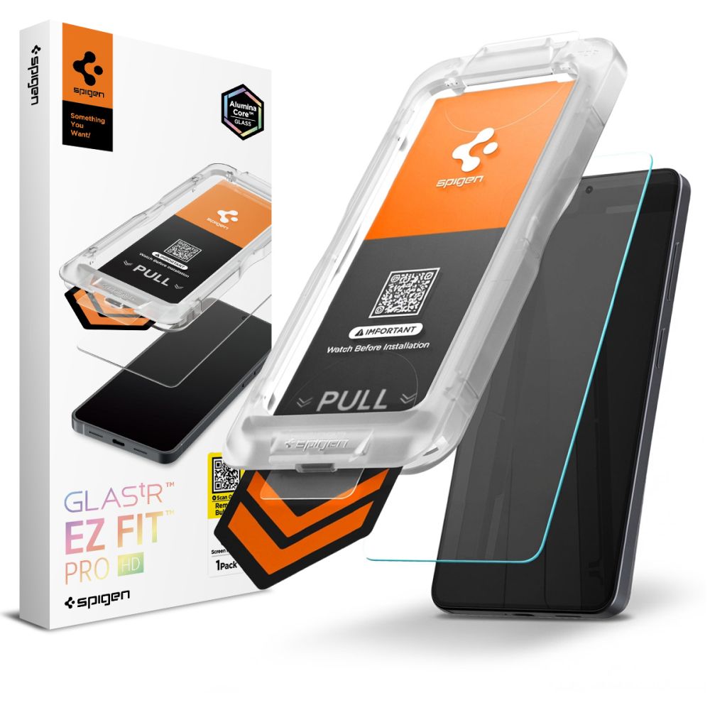 Spigen Glas.Tr Ez Fit Pro HD tempereret glas til Samsung Galaxy S26