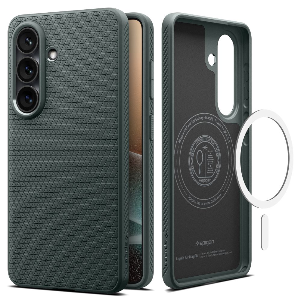 Spigen Liquid Air Mag MagSafe Case til Samsung Galaxy S26+ - Grøn