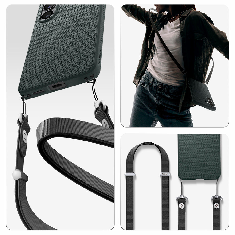 Spigen Liquid Air Mag MagSafe Case til Samsung Galaxy S26+ - Grøn