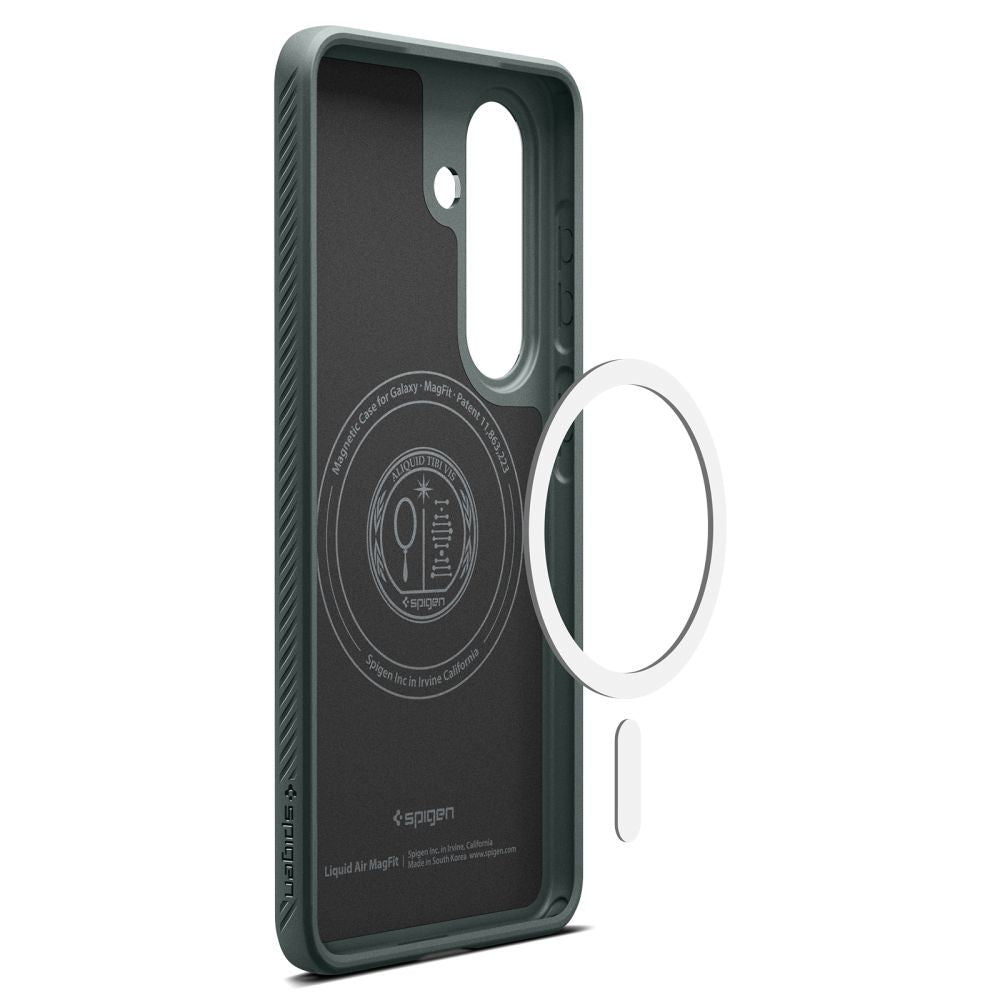 Spigen Liquid Air Mag MagSafe Case til Samsung Galaxy S26+ - Grøn