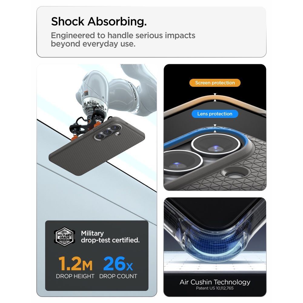 Spigen Liquid Air Mag MagSafe Case til Samsung Galaxy S26+ - Grå