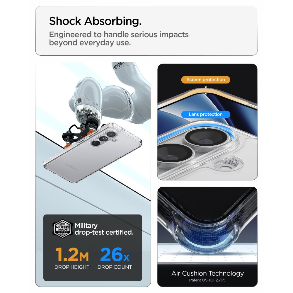 Spigen Ultra Hybrid Case til Samsung Galaxy S26+ - Gennemsigtig