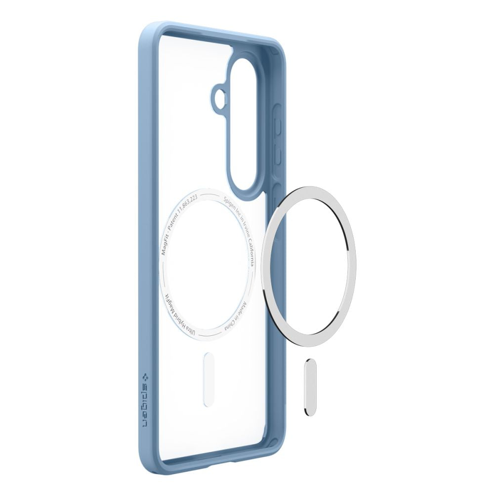 Spigen Ultra Hybrid Mag MagSafe Case til Samsung Galaxy S26+ - Clear Blue
